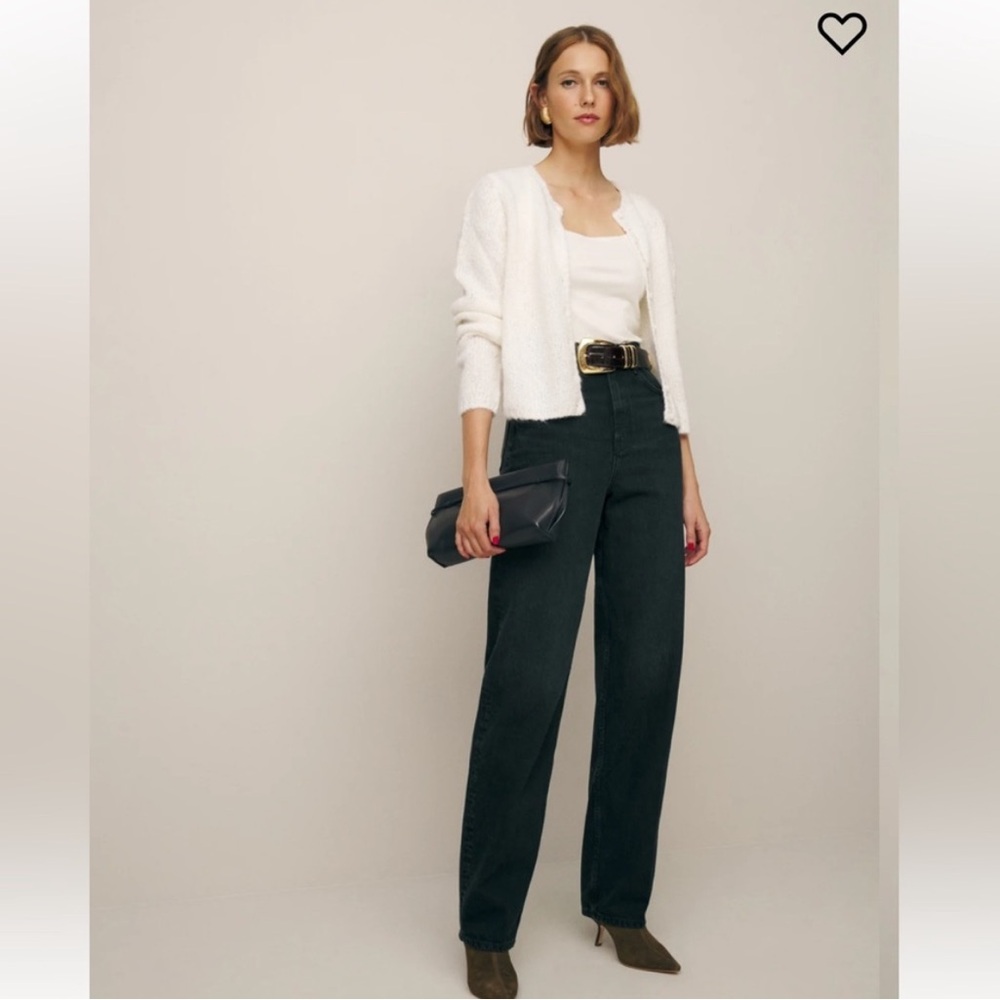 Reformation Noa Ultra High Rise Barrel Jeans in Vana Size 24